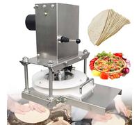 GZGHRZQS Stainless Steel Electric Pizza Dough Press Machine Pizza Dough Press Machine,Electric pizza Dough Press machine, Uniform Thickness for Restaurants and Home