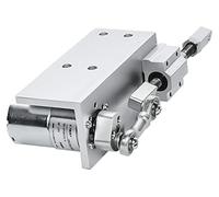 GZGLZDQ Reciprocating Cycle Linear Actuator with Gear Motor, 12V 24V DC Electric Lift Motor for Recliner TV Table Lift Massage Bed Electric Sofa, Adjustable Stroke 12mm 16mm 20mm