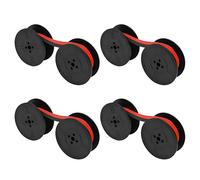 GZGRYTRC 4 Pairs Typewriter Ribbon, Red Ink, Universal Fit for Most Typewriters, Typewriter Ribbon Replacement, Compatible with Electric Typewriters(5.08cm Diameter×1.27cm Width)