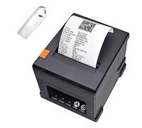 GZGYNADAST POS Kitchen resturant Printer, 80mm 3 inch Auto Cutter LAN Thermal Receipt Bill Ticket Printer,Support Cash Drawer,NOT for Square/Doordash/Uber eat(USB +LAN/Ethernet Port)