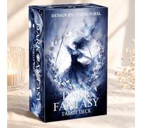 GZHBAE Dark Fantasy Tarot Deck, 78-Card Set with Guidebook