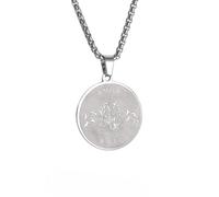 GZHENGZG Men's necklaces and women's jewelry ClassicPendant Necklace for Men and Women, Memory Mountain Shape Jewelry, Love, Stoic Life gift