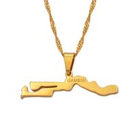 GZHENGZG Men's necklaces and women's jewelry Gambia Pendant Necklaces, African Jewelry, Gambia Items, gift