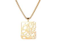 GZHENGZG Necklace with Pendant Persian Calligraphy for Men and Women, Persian Jewelry, Persian, Farsi, Hafez Poem