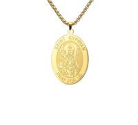 GZHENGZG St. Cyprian Medal Necklace, Powerful Prayers and Conjurations, Amulet, Jewelry