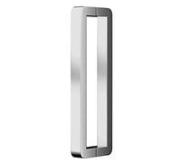 GZHENOZ 72 Inch Glass Sliding Barn Door Handle - Silver Front & Shower Door Pull Handle, Double-Sided Push Pull Bar, Stylish & Durable Accessory for Home Decor