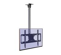 GZHENOZ Adjustable Ceiling TV Mount Bracket - Height Adjustable Swivel Tilting Bracket TV Wall Mount for 32-65 Inch LCD TV and Monitors Metal Expansion Screw Fixing,500