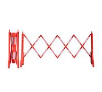 GZHENOZ Adjustable Expandable Mobile Barricade with Reflective Strips - Portable Retractable Traffic Fence & Water-Filled Barrier Gate for Safety at Construction Sites and Traffi