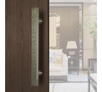 GZHENOZ Chinese Style Double-Sided Push-Pull Door Handles, 304 Stainless Steel Heavy-Duty Sliding Barn Shower Patio Handle (Bronze, 120cm/47.25") - Durable, Elegant Design