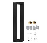 GZHENOZ Door Pull Handle Sliding Barn Door Handle Modern Round Corner Push Pull Door Handle,Single Door Paired Handles,Stainless Steel Smooth Bar Handle for Interior Exterior Gat