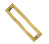 GZHENOZ Front Door Handles for Barn Door Glass Door, Heavy Duty Glass Shower Door Pull Handle, Living Room Door Handle Modern Entry Door Handle Bar (Color : Gold, Size : 120cm (