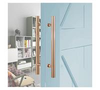 GZHENOZ Modern Entry Door Handle Commercial Double Sided Sliding Door Handle Pull, Heavy Duty Stainless Steel Push Pull Door Handles with Hardware, Sleek Modern Glass Wooden Door