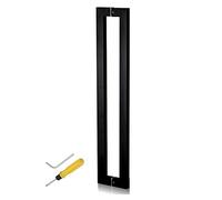 GZHENOZ Pull Push Shower Kitchen Door Pulls 304 Stainless Steel Modern Glass Door Handle,Long Modern Door Handle,Barn Door Handle,Double Sided Ladder Style Modern Push-Pull Door