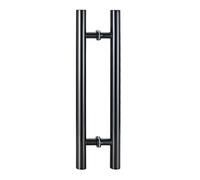 GZHENOZ Pull Push Shower Kitchen Door Pulls Interior Exterior Modern Door Handles for Sliding Glass Doors,Double Sided Push Pull Entryway Modern Door Handle,Round Bathroom Shower