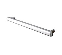 GZHENOZ Replacement Shower Door Handle for Glass Door | Bathroom Door Knobs for Interior Doors | Interior Shower Screen Door Pull Push Button | Polish Chrome Towel Bar (Size : 4