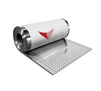 GZHERVICES 304 Stainless Steel Perforated Sheet, Metal Screen Panel, Balcony Protection Mesh, Metal Decorative Meshes, for DIY Projects(90x300cm)