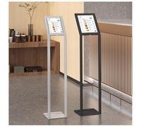 GZHERVICES Compatible Tablet Stand, AntiTheft Floor Stand, Tamper Proof Screen Holder, Cable Management, Durable Design For Public Use, Retail Business(Silver,249x180mm)