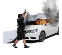GZHERVICES Emergency Blanket - 1 Pack, Car Fire Blanket, Large Fiberglass Fire Suppression Blanket, Survival Safety for Electric Vehicle Truck Automotive Conflagration(4x6m/13.13x19.7ft)