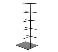 GZHERVICES Modern Metal Sunglasses Display Stand, Retail Eyewear Reading Glasses Showcase Rack, Eyeglasses Holder Organizer Stand(Black,18x15x43cm)
