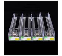 GZHERVICES Spring-Loaded Cigarette Display Rack & Organizer - Clear Acrylic Automatic Pusher Tray for Retail Stores, Smoke Shops, Space-Saving Shelf System(30pcs,8x32cm/3.15x12.6in)
