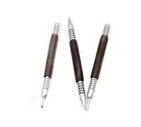 GZHXF 1/3PC Pointed/Flat Center Punch Positioning Fixer Black Cylindrical Nail Punching Pin Drilling Tool Accessory Set