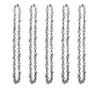 GZHXF 5pcs 6Inch Mini Chainsaw Chain Equipped with Replacement Saw Blade，Portable Chainsaw6Inch Replacement Chain