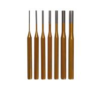 GZHXF 7pcs/Set 2/3/4/5/6/8/10mm Cylindrical Punch Chisel Roll Pin Punch Tool Remover Heavy Duty Chisel Cone Punch Watch Repair
