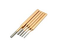 GZHXF Cylindrical Punch Steel 1/4Pcs Punching Center Round Chisel Hand Tool Percussion Punch Fitter Punch 3 4 5 6 8mm