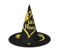 GZHYHAKAN Blessed To Be Called Nana Sunflower Print Halloween Hat For Parties, Carnivals, And Role Play - Lightweight, Comfortable