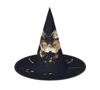 GZHYHAKAN Butterfly Wings Print Halloween Hat For Parties, Carnivals, And Role Play â€“ Lightweight, Comfortable