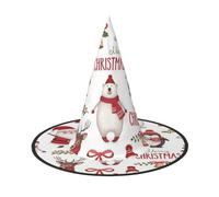 GZHYHAKAN Christmas Santa Claus Print Halloween Hat For Parties, Carnivals, And Role Play – Lightweight, Comfortable