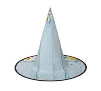 GZHYHAKAN Elegant Spring Daisy Flowers Print Halloween Hat For Parties, Carnivals, And Role Play - Lightweight, Comfortable