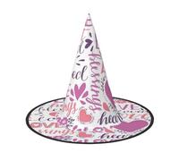 GZHYHAKAN Lovely Hearts Print Halloween Hat For Parties, Carnivals, And Role Play – Lightweight, Comfortable