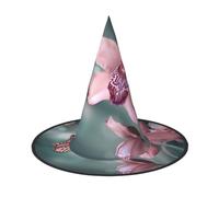 GZHYHAKAN Orchid Flower Butterfly Soft Fresh Spring Print Halloween Hat For Parties, Carnivals, And Role Play â€“ Lightweight, Comfortable