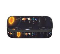 GZHYHAKAN Solar System Jupiter Saturn Print Pencil Case Scratch-Resistant, Multi-Purpose Storage Solution for School, Work, and Travel