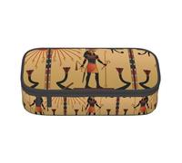 GZHYHAKAN Sun Old Egyptian Timeless Grace Print Pencil Case Scratch-Resistant, Multi-Purpose Storage Solution for School, Work, and Travel