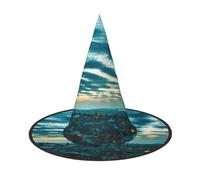 GZHYHAKAN The Dusk View Of City Print Halloween Hat For Parties, Carnivals, And Role Play â€“ Lightweight, Comfortable