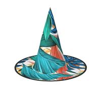 GZHYHAKAN Tropical Palm Tree Leaf Print Halloween Hat For Parties, Carnivals, And Role Play - Lightweight, Comfortable