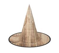 GZHYHAKAN Wood Heart Print Halloween Hat For Parties, Carnivals, And Role Play â€“ Lightweight, Comfortable