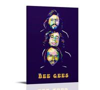 GZHYMXOZ Bee Gees Outstanding Singer And Amazing Band Canvas Poster Wall Art Decorative Painting Bedroom Painting Posters 12x18inch(30x45cm) Frame-style