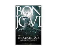 GZHYMXOZ Bon Jovi Outstanding Singer And Amazing Band Canvas Poster Wall Art Decorative Painting Bedroom Painting Posters 16x24inch(40x60cm) Unframe-style