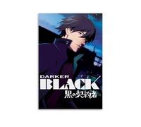 GZHYMXOZ Darker Than Black Popular Classic Anime Canvas Poster Wall Art Decorative Painting Bedroom Painting Posters 08x12inch(20x30cm) Unframe-style