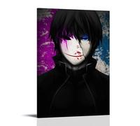 GZHYMXOZ Darker Than Black Popular Classic Anime Canvas Poster Wall Art Decorative Painting Bedroom Painting Posters 12x18inch(30x45cm) Frame-style