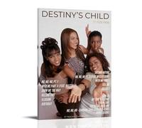 GZHYMXOZ Destiny's Child Outstanding And Amazing Singer And Musician Canvas Poster Wall Art Decorative Painting Bedroom Painting Posters 20x30inch(50x75cm) Frame-style