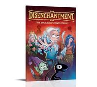 GZHYMXOZ Disenchantment Popular Classic Anime Canvas Poster Wall Art Decorative Painting Bedroom Painting Posters 24x36inch(60x90cm) Frame-style