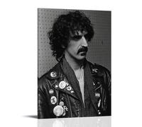 GZHYMXOZ Frank Zappa Outstanding Singer And Amazing Band Canvas Poster Wall Art Decorative Painting Bedroom Painting Posters 12x18inch(30x45cm) Frame-style