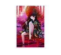 GZHYMXOZ Hell Girl Popular Classic Anime Canvas Poster Wall Art Decorative Painting Bedroom Painting Posters 24x36inch(60x90cm) Unframe-style