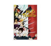GZHYMXOZ Hell's Paradise Jigokuraku Popular Classic Anime Canvas Poster Wall Art Decorative Painting Bedroom Painting Posters 24x36inch(60x90cm) Unframe-style