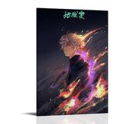 GZHYMXOZ Hell's Paradise Jigokuraku Popular Classic Anime Canvas Poster Wall Art Decorative Painting Bedroom Painting Posters 16x24inch(40x60cm) Frame-style