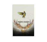 GZHYMXOZ Imagine Dragons Outstanding And Amazing Singer And Musician Canvas Poster Wall Art Decorative Painting Bedroom Painting Posters 16x24inch(40x60cm) Unframe-style